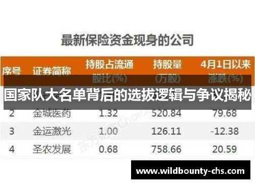 国家队大名单背后的选拔逻辑与争议揭秘 国家队大名单背后的选拔逻辑与争议揭秘