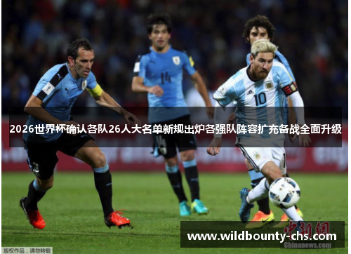 2026世界杯确认各队26人大名单新规出炉各强队阵容扩充备战全面升级 2026世界杯确认各队26人大名单新规出炉各强队阵容扩充备战全面升级