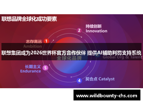 联想集团成为2026世界杯官方合作伙伴 提供AI辅助判罚支持系统